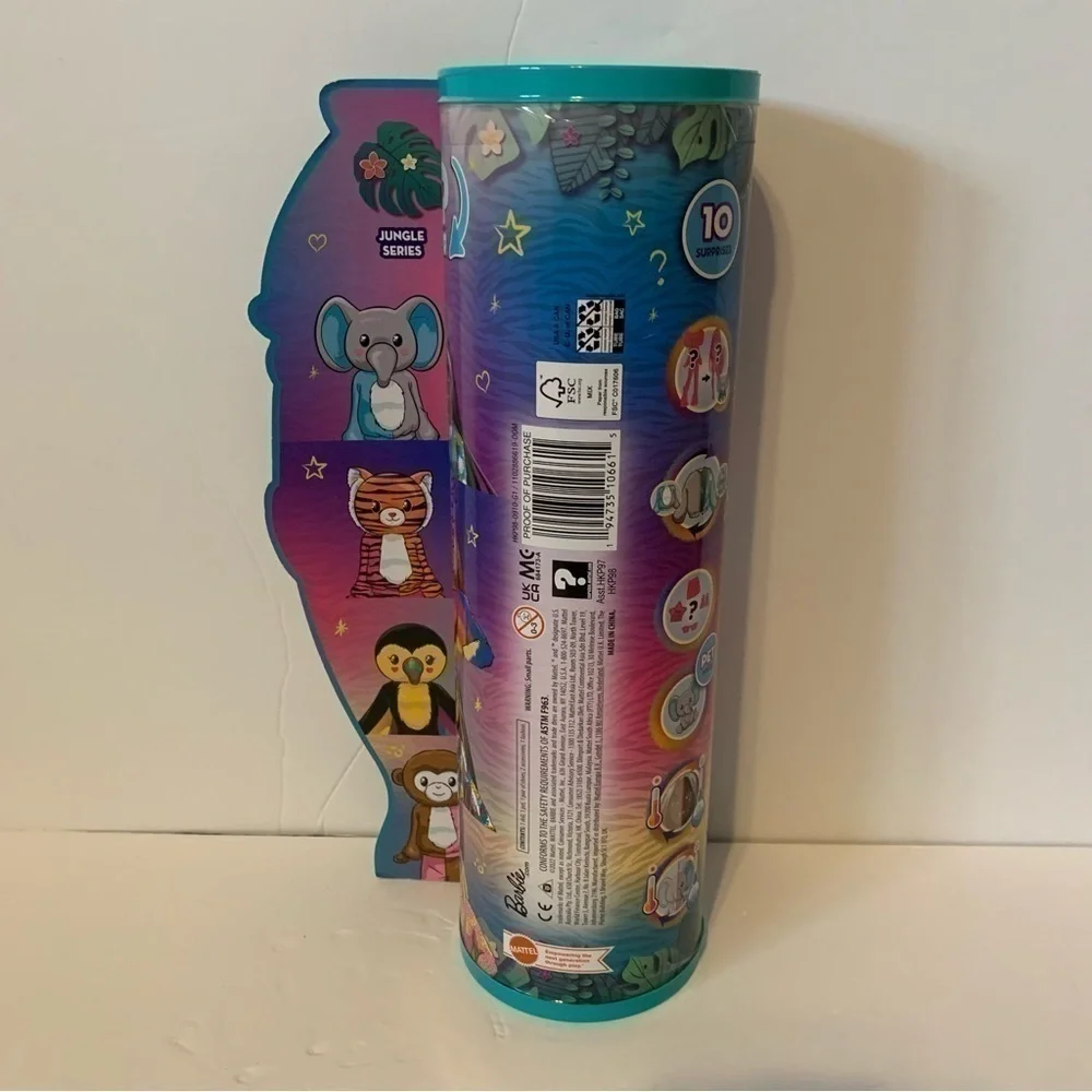 NIP. BARBIE Cutie Reveal Jungle Series Elephant